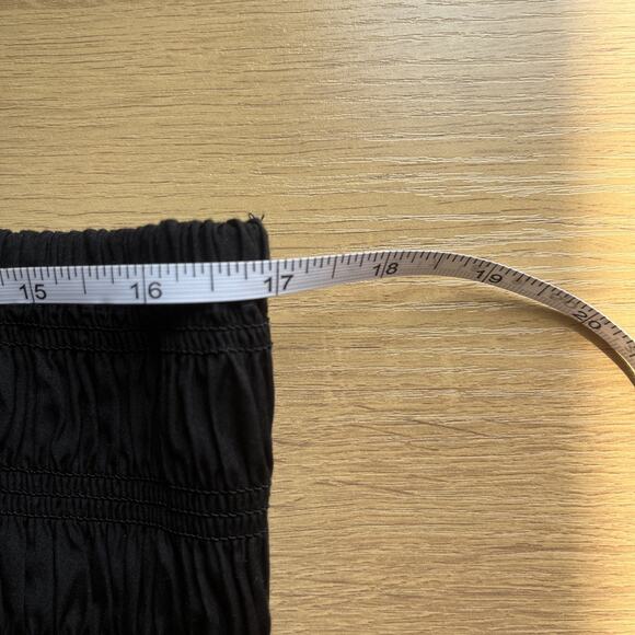 NWT MADEWELL Peony Smocked Maxi Dress Size Extra Large Black - Picture 5 of 8